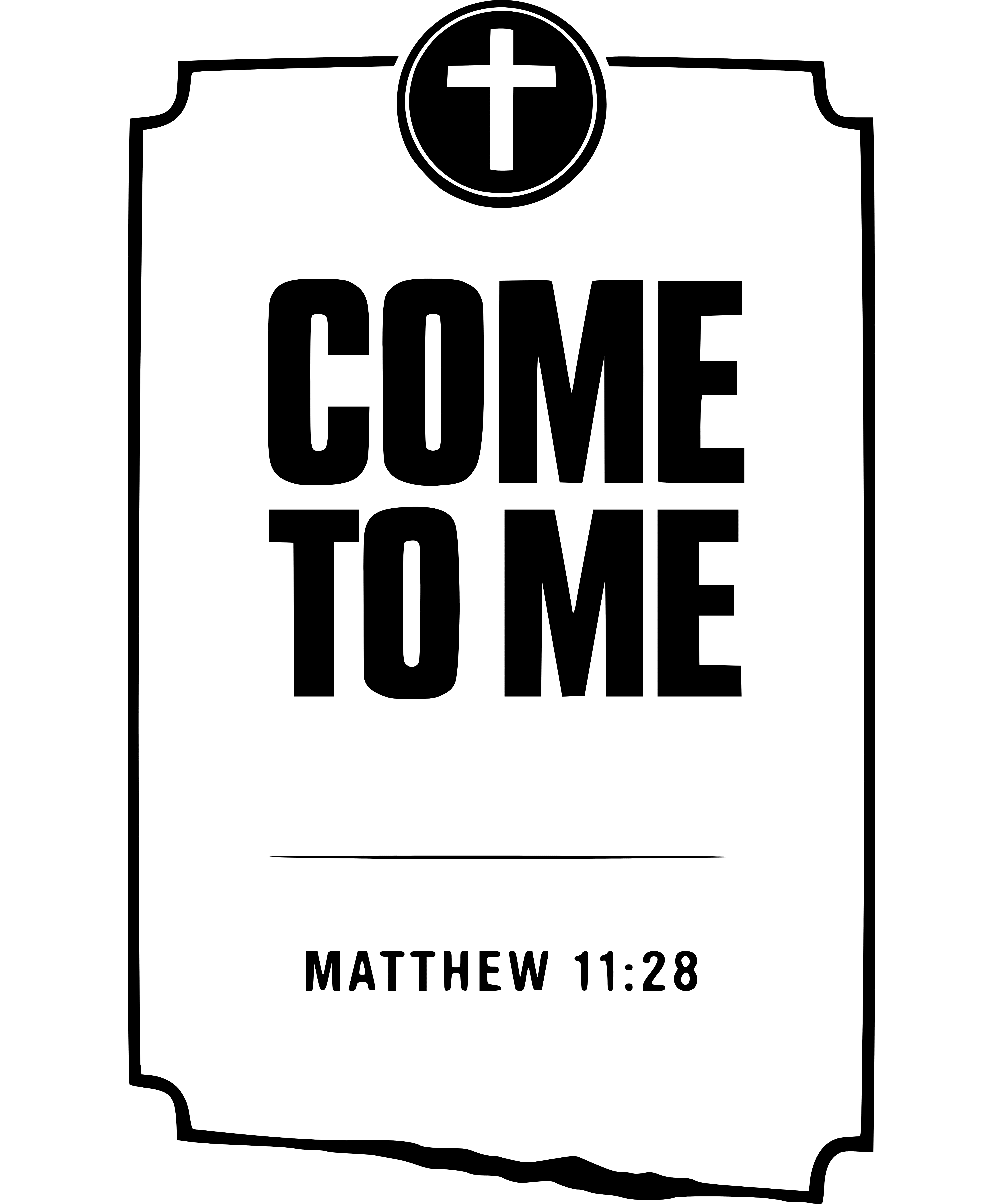 Apparel inspired by Matthew 11:28 Come to me