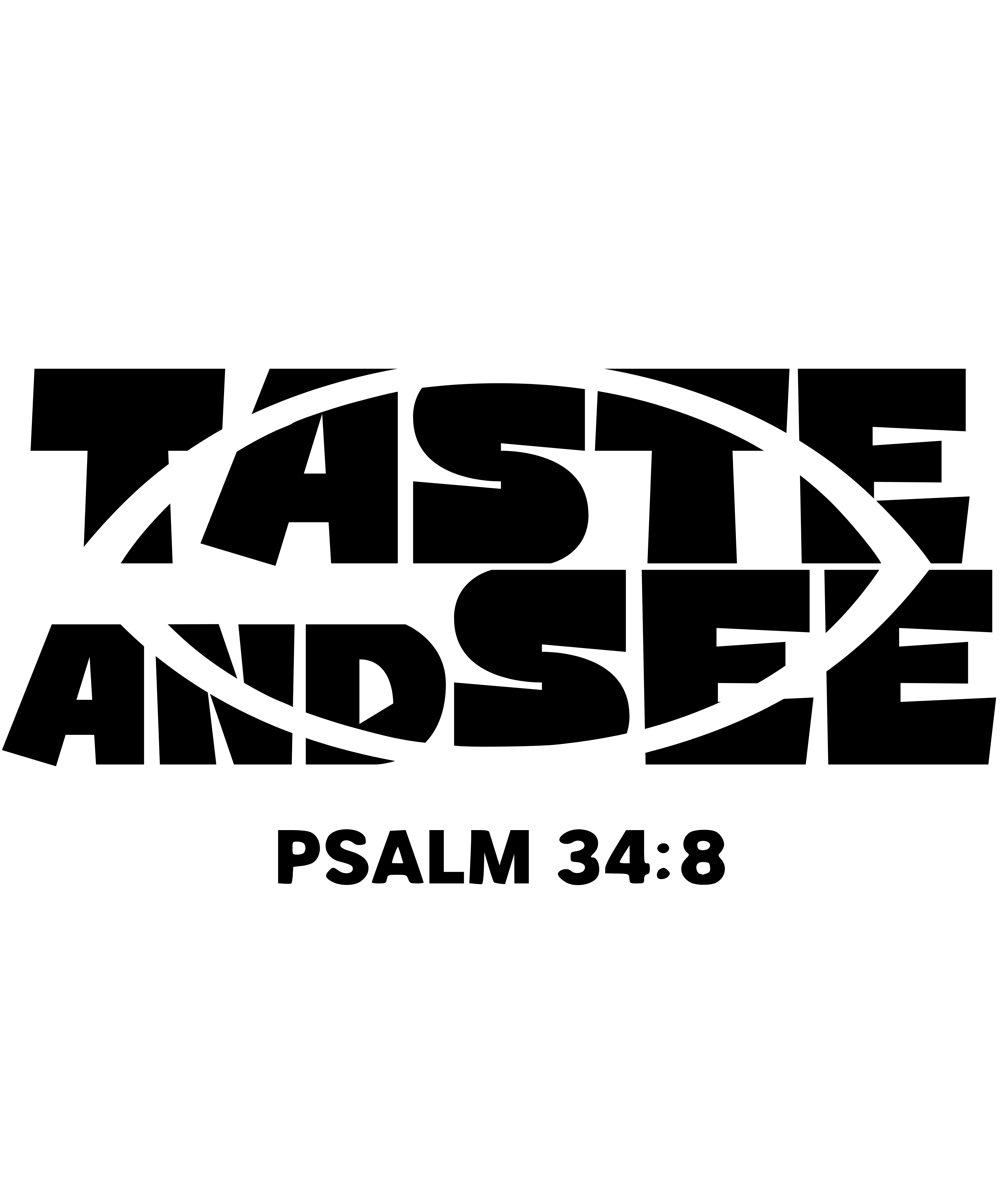 Apparel inspired by Psalm 34:8 Taste and See