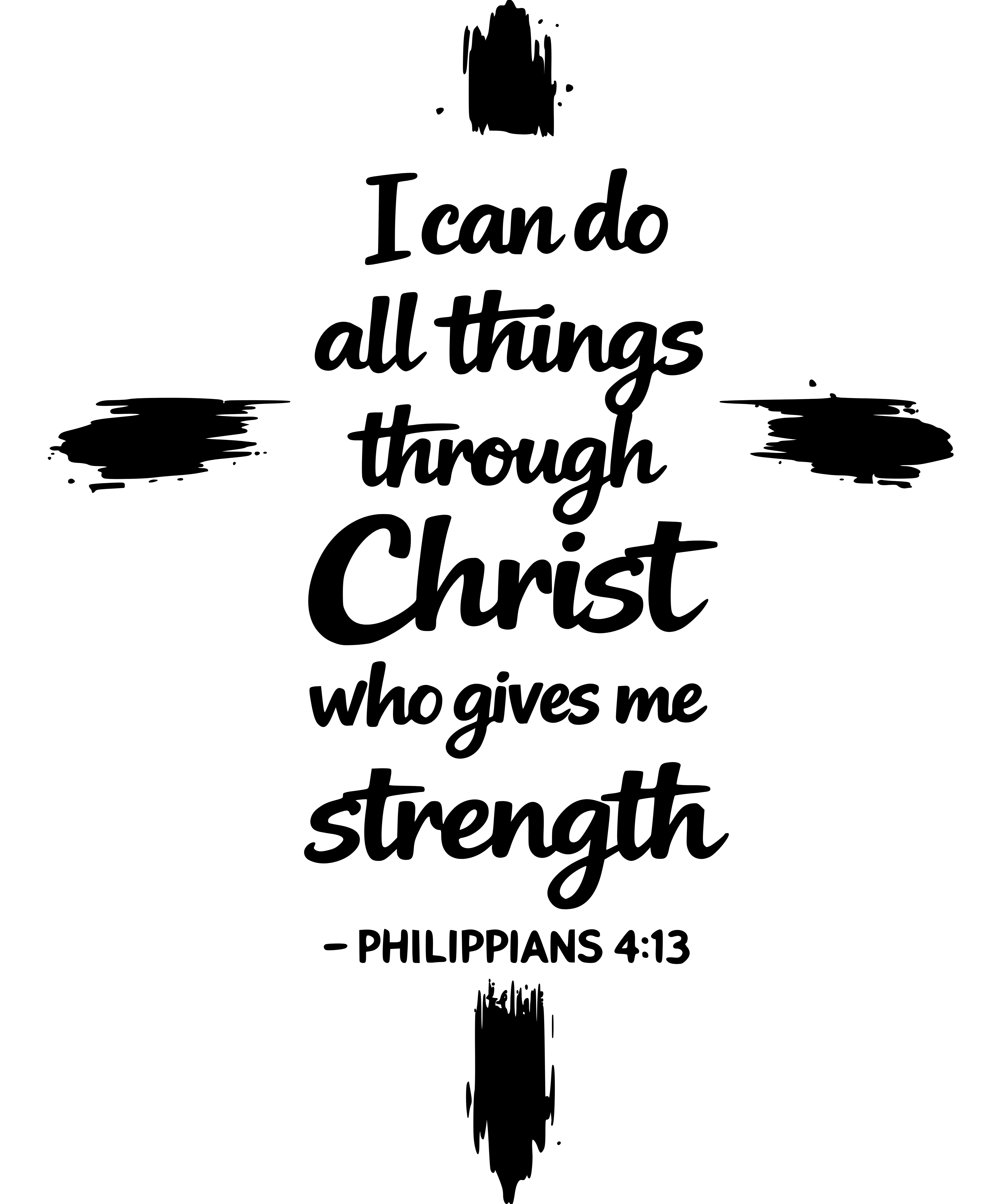 Apparel inspired by Philippians 4:13 i can do all things 