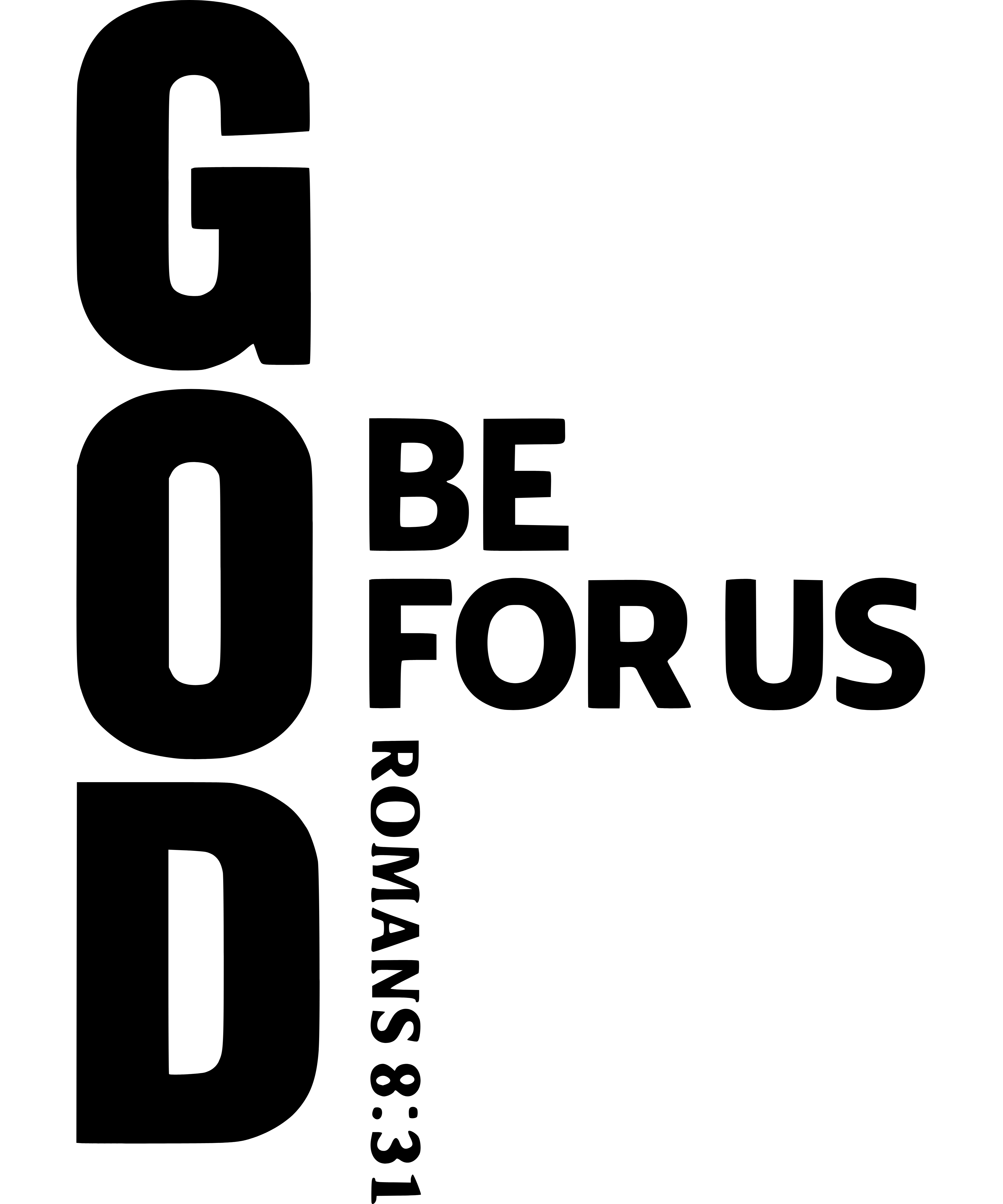 Apparel inspired by Romans 8:31 if God is for us who can be agaisnt us