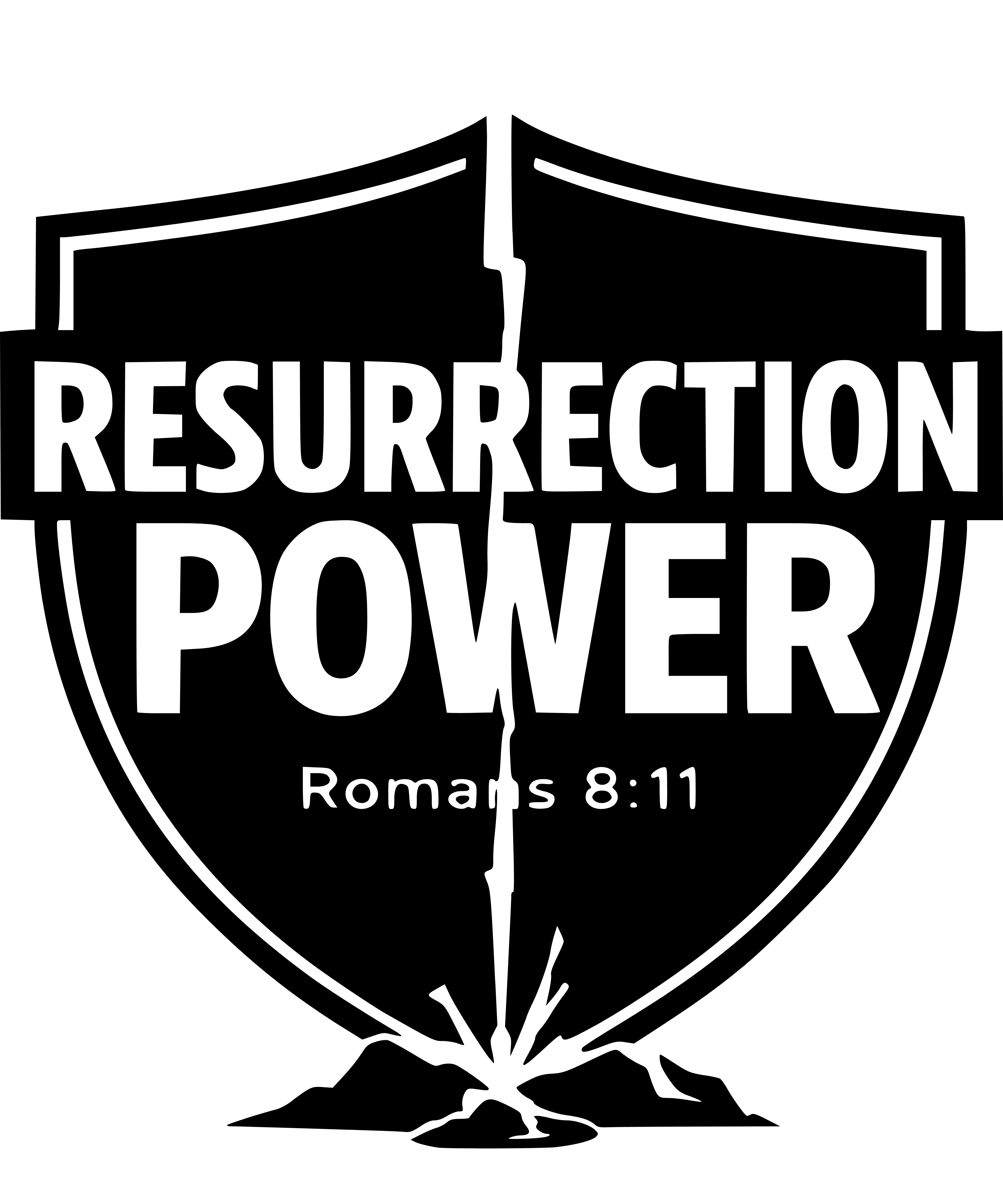Apparel inspired by Romans 8:11 resurrection power