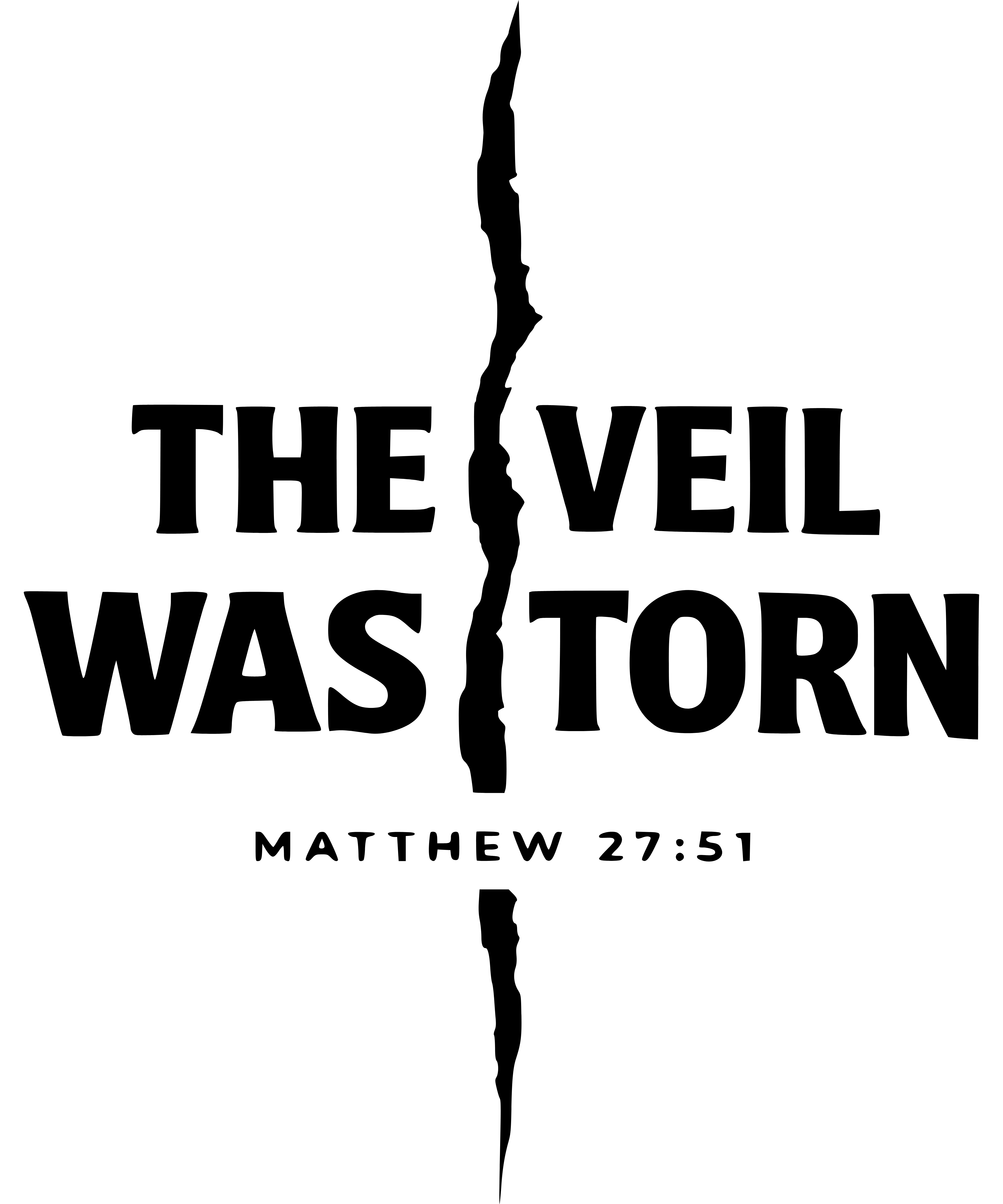 Apparel inspired by Matthew 27:51 the veil was torn