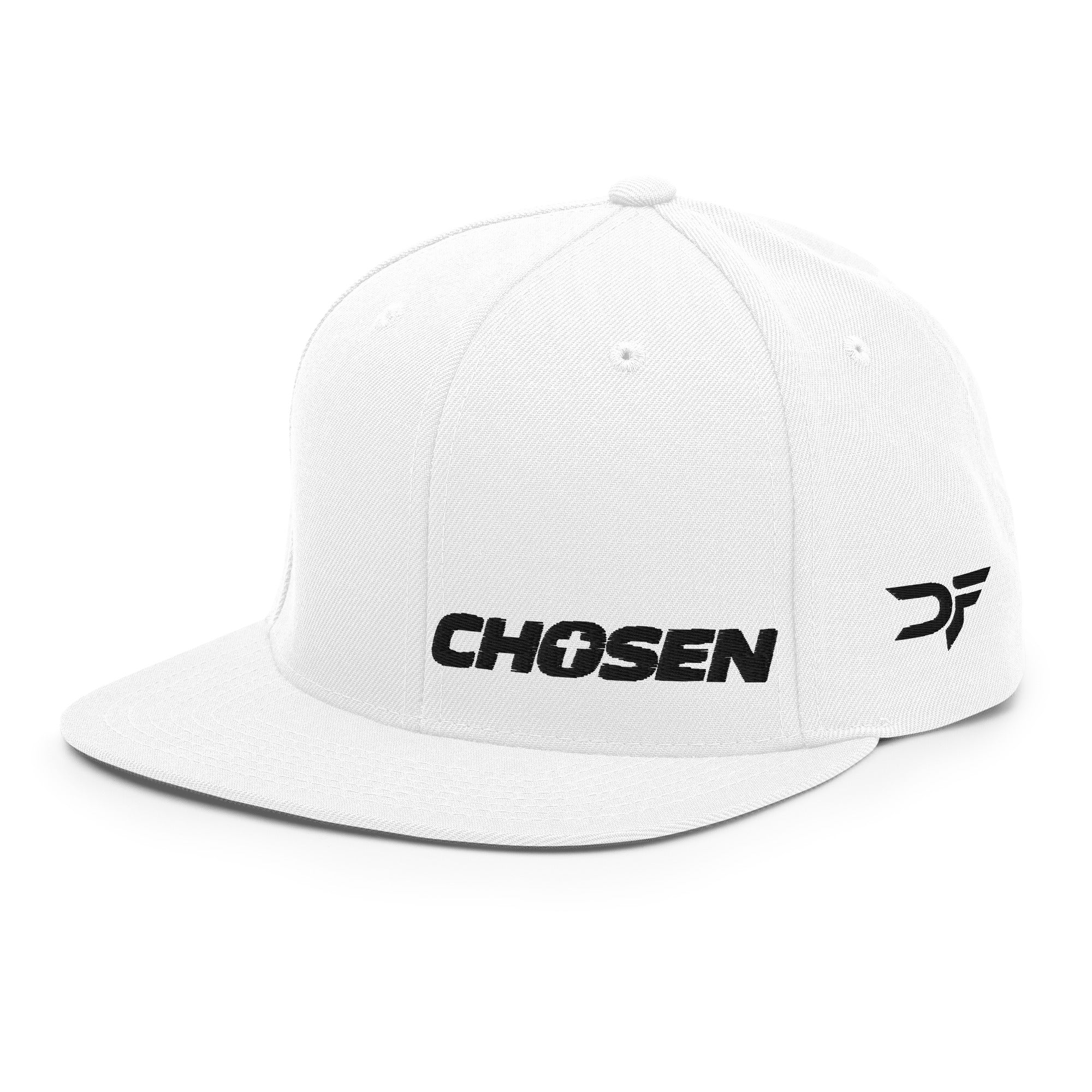 Classic Snapback Hat · Chosen Cross · Embroidered Hat · Black